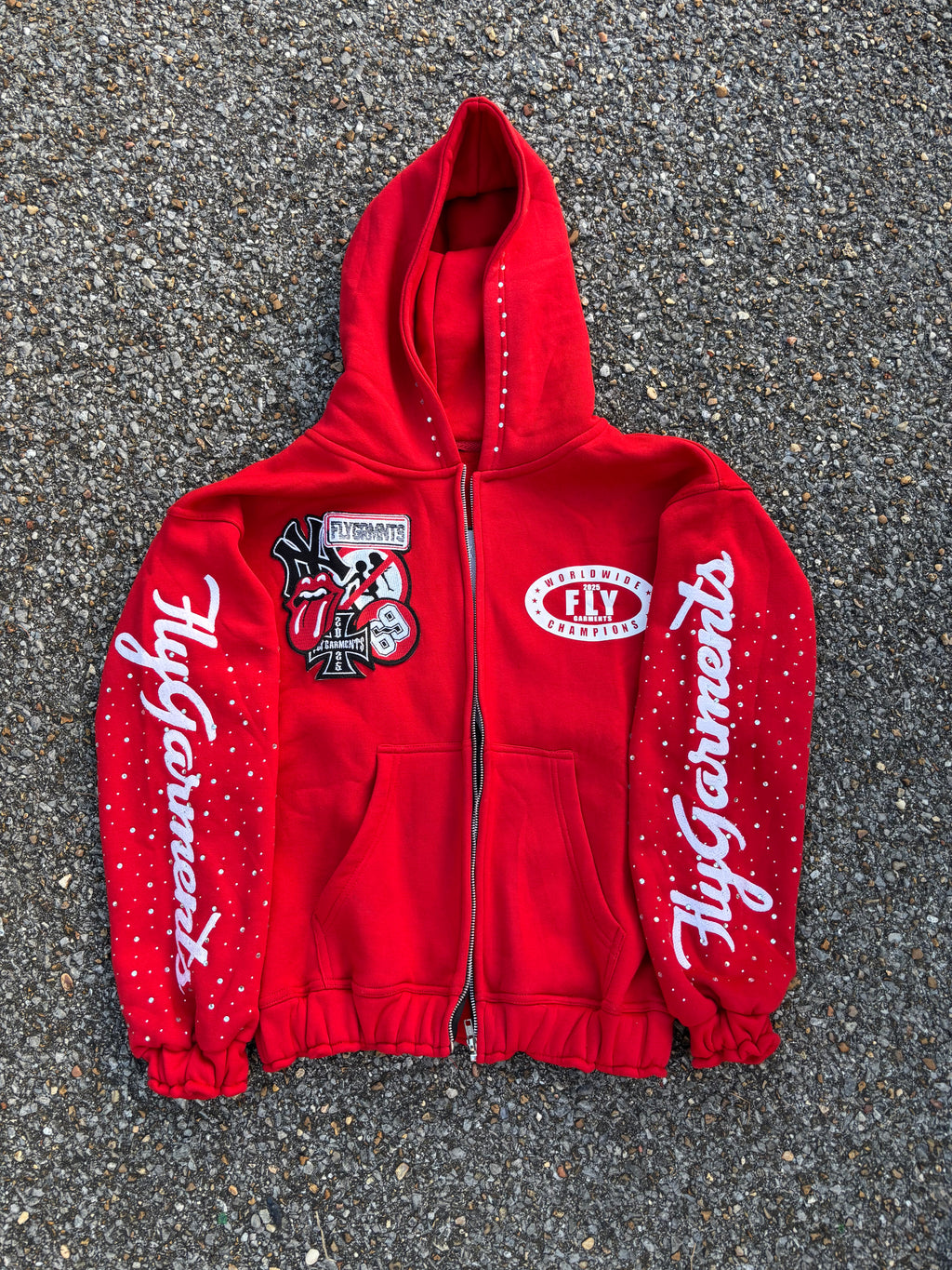 FLYGARMNTS WRLDWDE ZIP UP