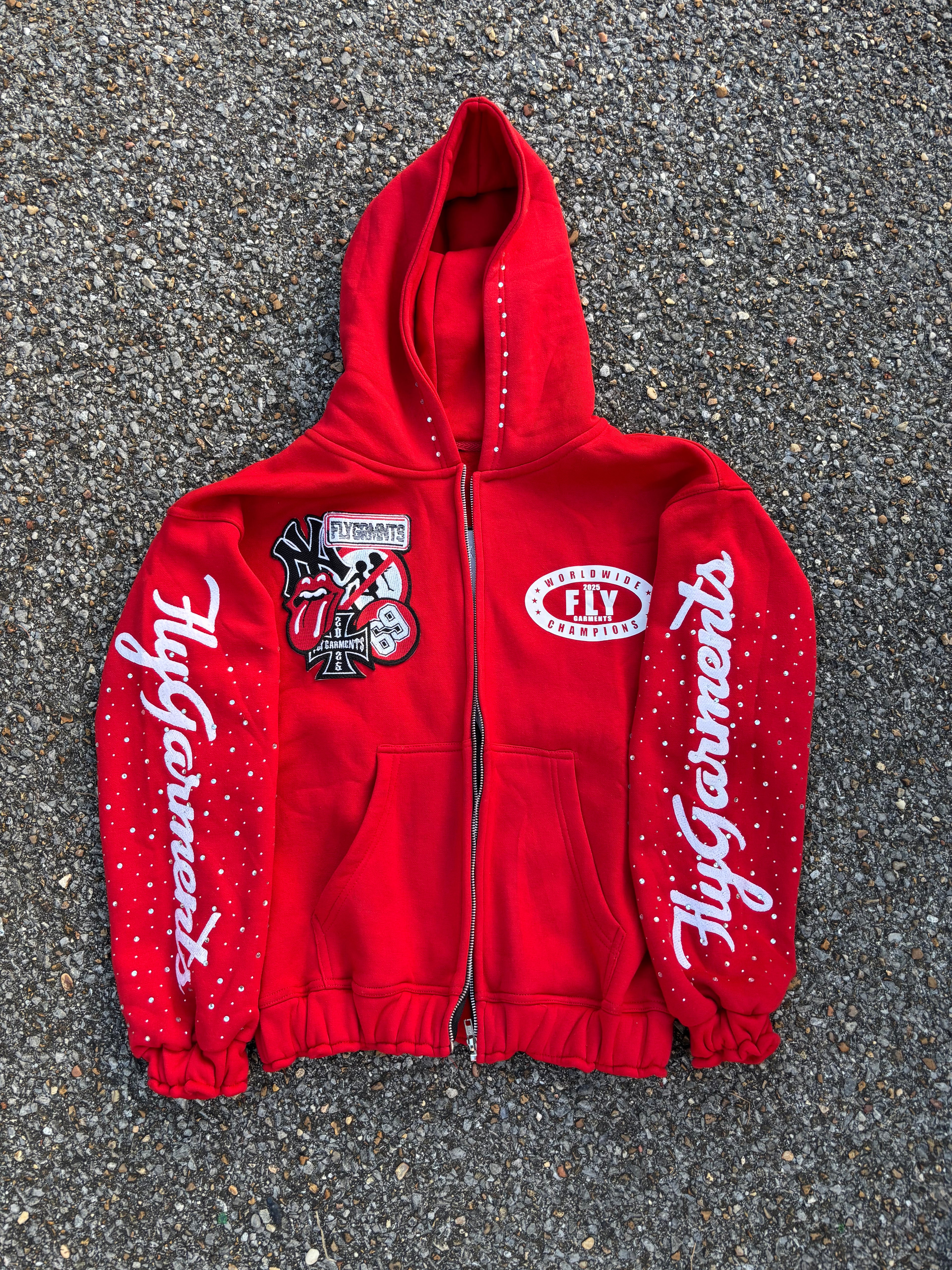 FLYGARMNTS WRLDWDE ZIP UP